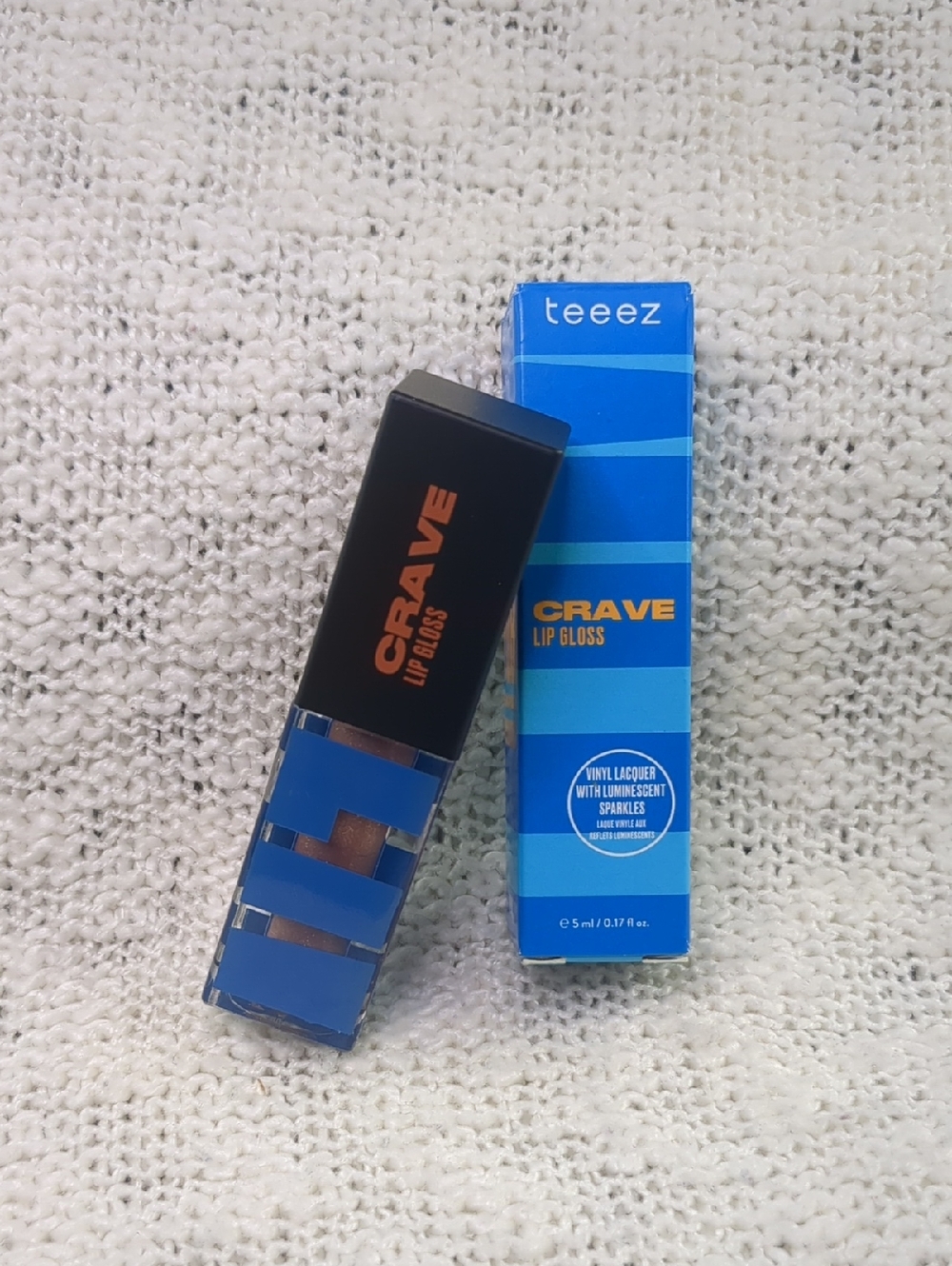 Teeez Cosmetics Crave Lip Gloss in Beautiful Bad Habit, 5ml/0.17fl oz.